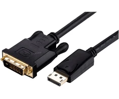 LinkIT DisplayPort į DVI-D 2 m 1920x1080@60Hz, 28 AWG, juoda