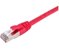 LinkIT Pertraukiamas laidas S/FTP Cat6A raudonas 1 m AWG 26/7, LSZH