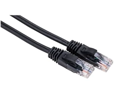 LinkIT Pločioji U/UTP Cat6 juoda 0,3 m AWG 24/7, LSZH