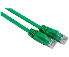 LinkIT Pločioji jungtis U/UTP Cat6 žalia 1 m AWG 24/7, LSZH