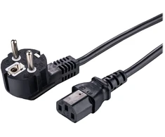 LinkIT Power Cable CEE 7/7 - C13 Juodas 2m Angled Schuko - C13