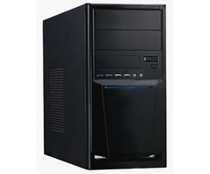 Linkworld Electronic Linkworld 7271-23, Midi Tower, kompiuterio korpusas, juodas, 3.5", 176 mm, 387 mm