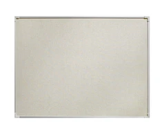 Lintex Boarder Skelbimų lenta su aliuminio rėmu ir lininiu audiniu, 90x120 cm