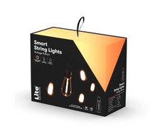 „Lite Bulb Moments“ išmanioji šviesos grandinėlė? „Vintage Edison“ – balta