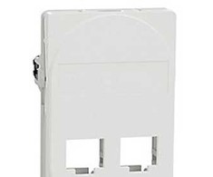 Schneider Electric LK One Actassi/Keystone dvigubas RJ45 lizdas 1,5 m baltas