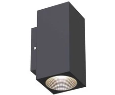 Sieninis šviestuvas Llitt Mathias II sieninis LED šviestuvas IP65 3000K 6W 520lm antracito spalvos