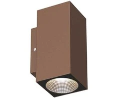 Sieninis šviestuvas Llitt Mathias II sieninis LED šviestuvas IP65 3000K 6W 520lm Corten