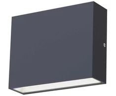 Sieninis šviestuvas Llitt Per II sieninis LED šviestuvas IP54 3000K 6W 430lm antracito spalvos