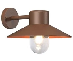 Llitt Victor sieninis šviestuvas E27 lizdas IP44 Corten