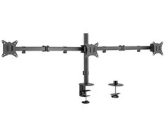 LogiLink Laikiklis biurkowy na 3 monitory 17" - 27" (BP0173)