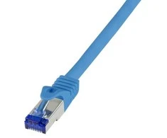 LogiLink C6A016S RJ45 CAT 6A S/FTP 0,25 m Mėlynas 1 vnt.