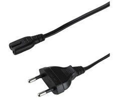 Kabelis LogiLink Netzkabel CEE7/16 - IEC C7 juodas 5m CP193