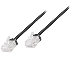 LogiLink CQ3073U, 5 m, Cat6a, U/UTP (UTP), RJ-45, RJ-45, Juoda