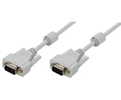 LogiLink VGA duomenų kabelis 1,8 m 2xferitas, rutulinis