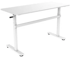 LogiLink EO0027W, Tiesus, Stačiakampio formos, Medžio drožlių plokštė, Aliuminis, Plienas, Namų biuras, Biuras, Balta