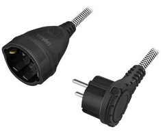 „Logilink“ maitinimo laidas USB LogiLink CEE 7/7 į CEE 7/3, 3 m