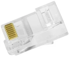 LogiLink Modulinis RJ45 jungčių rinkinys Cat.6 neekranuotas skaidrus UTP kabeliams su - kabelio/adapterio rinkiniu