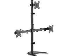 LogiLink Laikiklis na 3 monitory, 17-32 cale, max 10kg na ramie