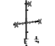 LogiLink Monitoriaus laikiklis trigubas 17-32 376 mm juodas
