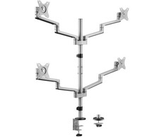 Laikiklis LogiLink Monitoriaus užsegimas Quad 17-32 Aluminum