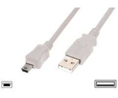 LogiLink USB Kabelis A -> mini B St/Bu 3.00m juodas