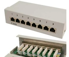 LOGILINK NP0016A LOGILINK – Patch Panel Desktop CAT6 8 prievadų ekranuotas