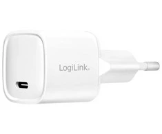Įkroviklis LogiLink LogiLink USB Steckdosenadapter 1 x USB-C-Port(PD),20W,baltas