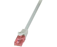 LogiLink RJ45/RJ45, 15 m, 15 m, Cat6, U/UTP (UTP), RJ-45, RJ-45, Pilka