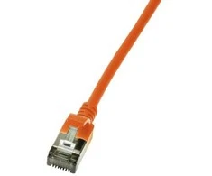 LogiLink Plonas U/FTP, 0,3 m, Cat6a, U/FTP (STP), RJ-45, RJ-45, Oranžinis