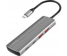 LogiLink USB3.2 šakotuvas, 2x USB-A, 5x USB-C, PD, 100W