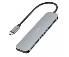 LogiLink 7 prievadų USB3.2 šakotuvas, USB-A, 5 Gbps, 20 W PD