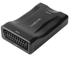 LogiLink Video converter, Scart/F to HDMI-A/F, 1080p, juodas
