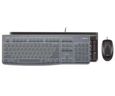 Klaviatūra Logitech 956-000014, klaviatūros dangtelis, silikoninis, permatomas