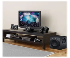 Logitech erdvinio garso garsiakalbiai Z906, 5.1 kanalai, 500 W, Universalūs, Juodi, 1000 W, IR
