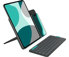 Logitech – atverčiamas dėklas, skirtas „iPad Pro“ ir „Air 11“ – grafito spalvos – Šiaurės šalių telefonams