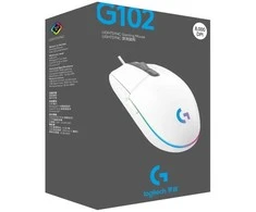 Pelė žaidimams Logitech G102 Lightsync, Balta