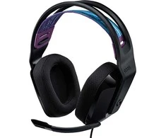 Logitech G G335 Ausinės su laidu Žaidimams, su laidu, Gaming, 20 - 20000 Hz, 240 g, Ausinės, Juodas
