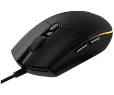 Logitech G203 LIGHTSYNC Pelė žaidimams/Juodas EMEA