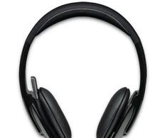 „Logitech H540“ USB kompiuterio laisvų rankų įranga, Laidinis, Biuras / skambučių centras, 20–20 000 Hz, 120 g, Ausinės su mikrofonu, Juoda