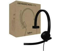Logitech USB Ausinės MONO H570E USB-A/TEAMS VERSION-Juodas-EMEA28-935