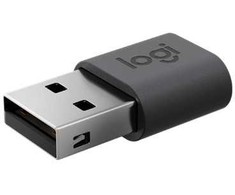 Adapteris USB Logitech 956-000169 USB-A - USB-C Pilka (956-000169)