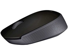 Logitech M170 Belaidė pelė, Ambidextrous, Optinė, RF belaidė, 1000 DPI, Juodas