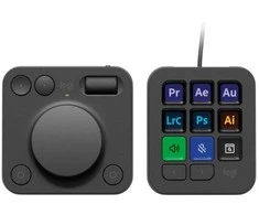 Klaviatūra „Logitech MX Creative“ konsolė, grafito spalvos