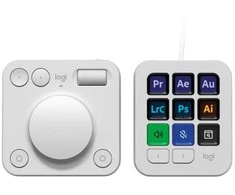 Klaviatūra Logitech - MX Creative Console - Pale Pilkas