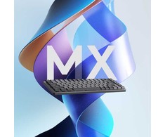 Klaviatūra Logitech „Master MX Mechaninė Mini“, belaidis, radijo dažnių belaidis ryšys + „Bluetooth“, mechaninis, QWERTY, LED, grafito spalvos