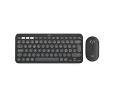 Klaviatūra ir pelė Logitech Pebble 2 Combo for Mac, grafito spalvos, Nordic išdėstymas