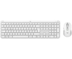 Klaviatūra ir pelė Kit Logitech Signature Slim Combo MK950 Baltas