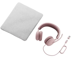 Logitech Zone su laidu 2, Rose, su laidu, 20 - 20000 Hz, Calls/Music, 223.5 g, Ausinės, Rose