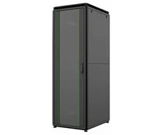 Lanview LOGON RDL36U68BL, Laisvai pastatomas stelažas, 36U, 600 kg, Rakto užraktas, Reguliuojamos kojelės, Kabelių tvarkymas