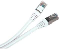 LOGON LOGON SSTP Cat6a tinklo kabelis Baltas 5 m